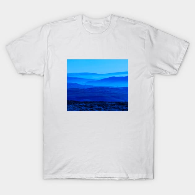 Blue mountains T-Shirt by timegraf